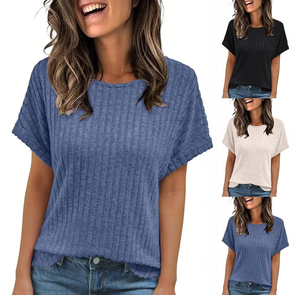 Women Casual Loose Shirts Fashion Tops T-shirts Tee