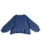 antiqua Knit Long Regular Size Blue Women's Lamé Top, Sleeve, EF-00013, (One Size), 32,