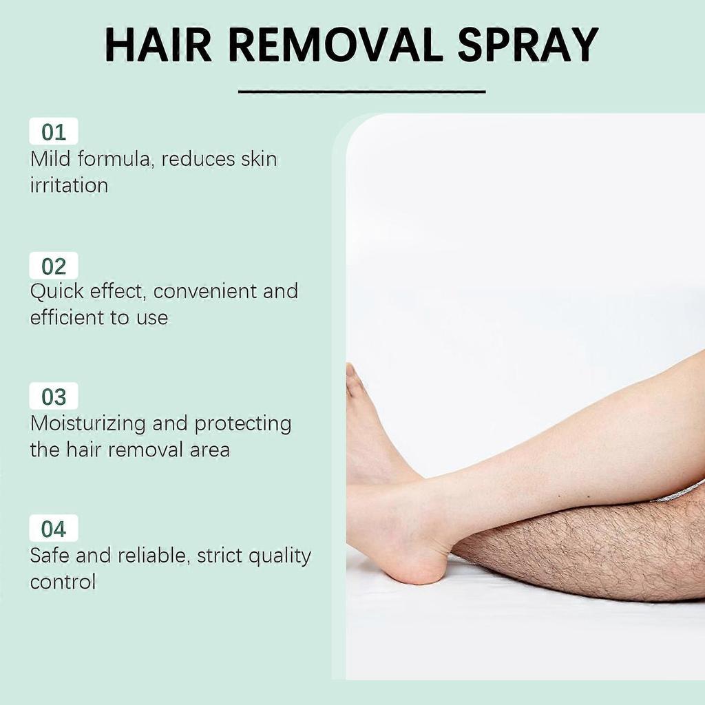 Body Hair Removal Spray, Mildly Clean Smooth Skin Water Embellish Smooth And Convenient Care Hair Removal Spray