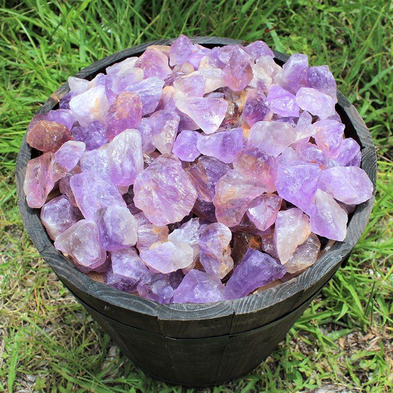 

100 г Необработанный Натуральный Аметист Галька Камень Кварц Кристалл Драгоценный Камень Декор Дом