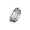 Fashion Simple 316L Stainless Steel Link Chain Rings For Men Women Punk Hip Hop Personality Retro Ring Party Biker Jewelry Gifts