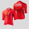 High Quality Summer Men's CSPD Short Sleeve Top Cycling Competitive Edition Mountain Bike Cycling Suit