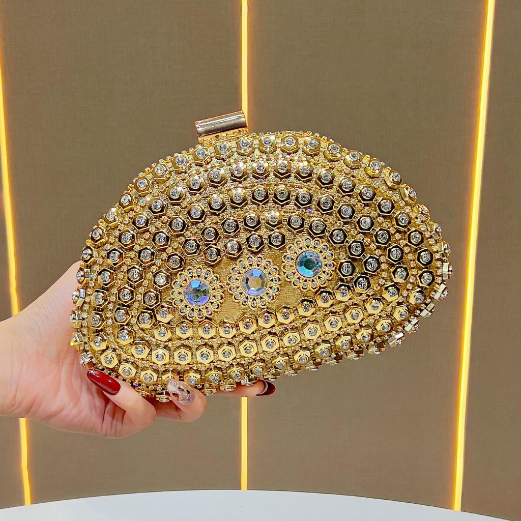 Evening Party Handbag, Women's Fashionable Chain Crossbody Bag, High-end Shoulder Bag