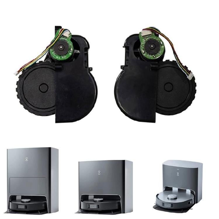 2 Stück Bequemer Radwechsel Stabiles Staubsaugerrad Kunststofftextur