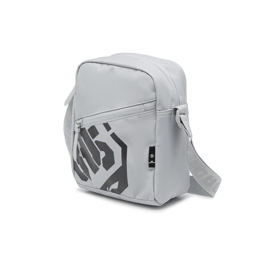 New LiNing Badfive Polyester Shoulder Bag, Crossbody Bag Unisex Mist Gray ABDU097-2