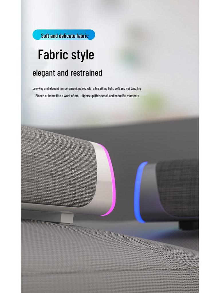 New Naiye Bluetooth Desktop Soundbar with Dual Speaker Subwoofer System