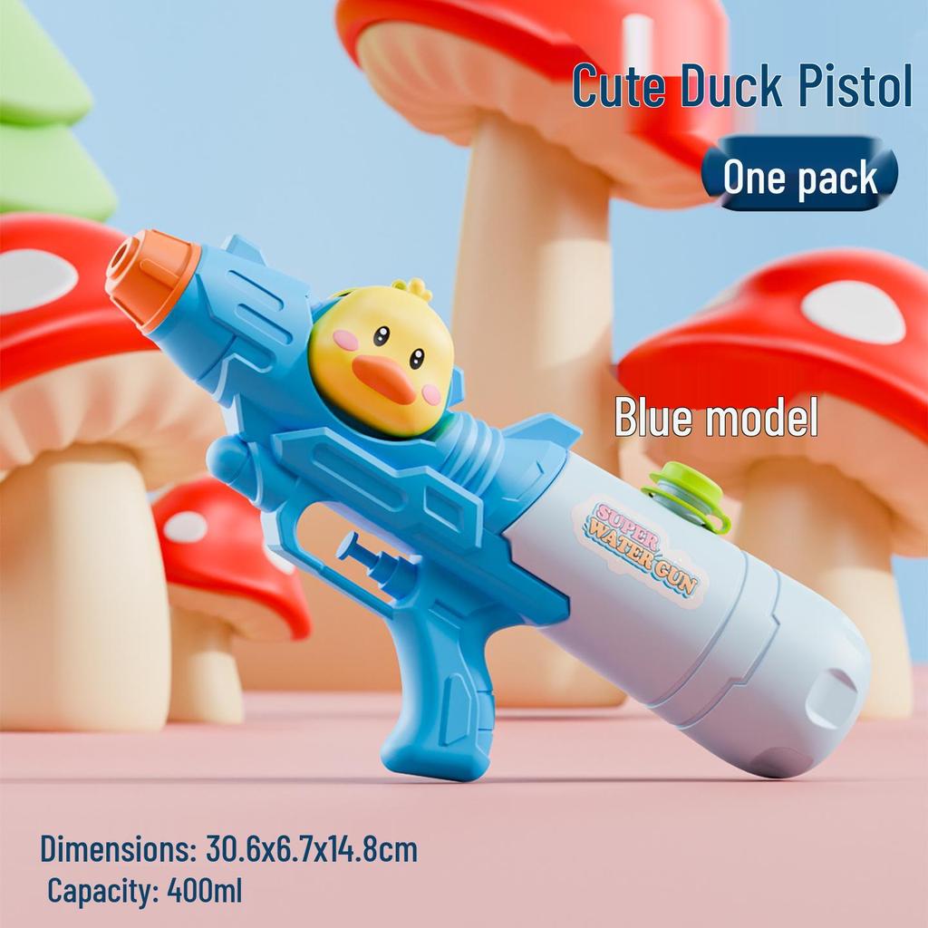 Cartoon Press-Type Water Gun for Kids – Ideal for Summer Beach and Outdoor Play