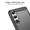 MOFI JK TPU Series-1 For Samsung Galaxy S24 Carbon Fiber Texture Slim-Fit Case TPU Cell Phone Cover