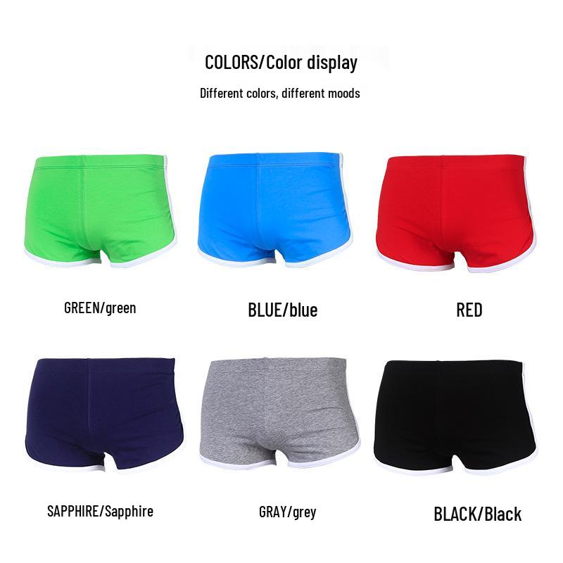 Men's Summer Cotton Arrow Boxer Shorts - Trendy Loose-Fit Sports & Homewear
