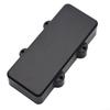10*4*2cm Guitar Pickup Covers 1pc 45g Black Plastic