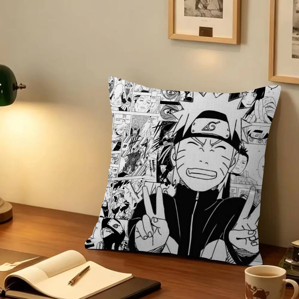 NARUTO black Pillow Anime Pillow Sofa Bed Head Pillow Cover Cushion Cover Fashion