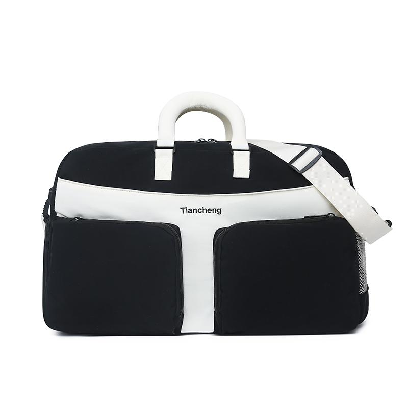 

Travel Bag Large Capacity Luggage Storage Bag Sports Fitness Bag Lightweight Sports Bag чёрный