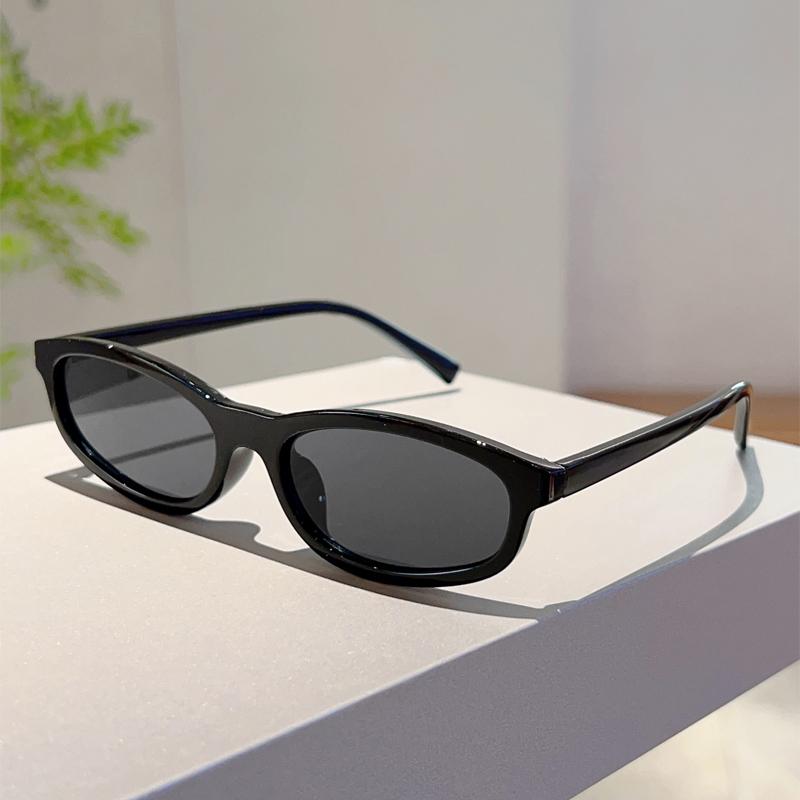 Vintage Oval Sunglasses Women  Fashion New Outdoor Casual Shades Trendy Stylish Luxury Brand Design Decor Sun Glasses
