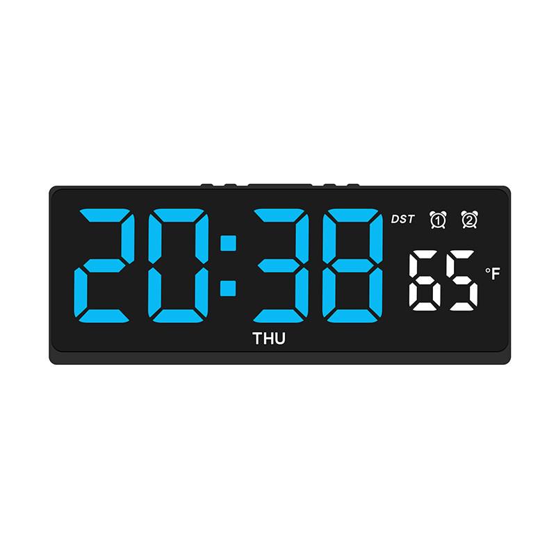 Modern Minimalist Led Desk Clock With Temperature Display For Home Office And Room Decor