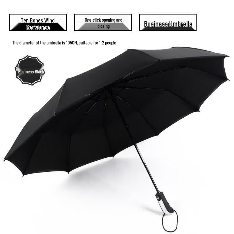 HANDUNYOU Automatic 12-Rib Double-Person UV Umbrella