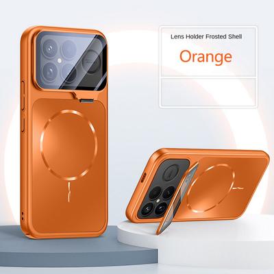 Premium AG Matte Frosted Glass Lens Holder for Magsafe Case for Xiaomi Poco F8 Ultra F8 Pro Magnetic Wireless Charging Shockproof Cover Funda