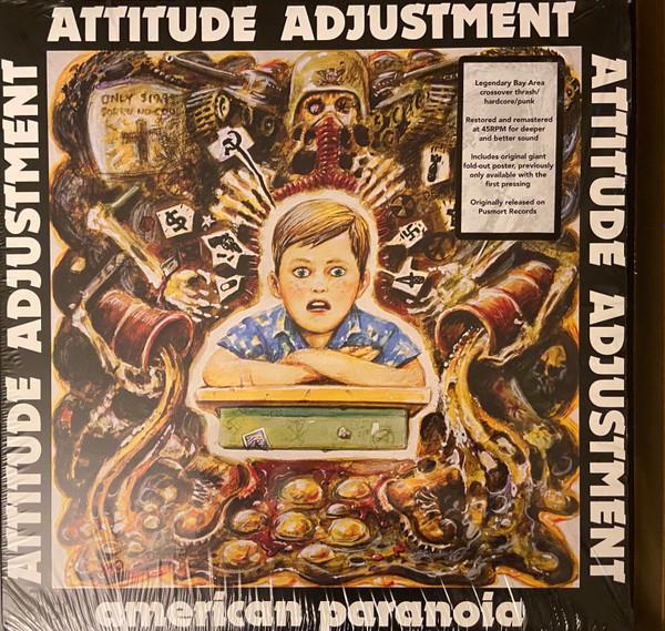 LP Record ATTITUDE ADJUSTMENT - American Paranoia BCR2271 Beer City Recor 2022 US Rock