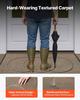 Front Door Mat, 1194 X 813 Mm Commercial Floor Mat for Indoor and Outdoor, Modern Stylish Carpet with TPE Backing, Heavy Duty Washable Entry