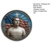 1/2/3/4/5/6Pcs Freedom Liberty Challenge Coin American Flag Keepsake Coin Collectible Souvenir Memorial Badge Veterans