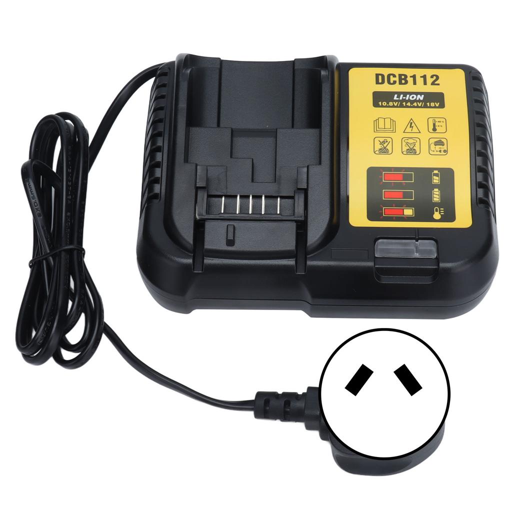 Lithium Battery Charger High Efficiency Quick Lithium Ion Battery Charger for 12V 20V Max DCB112UK