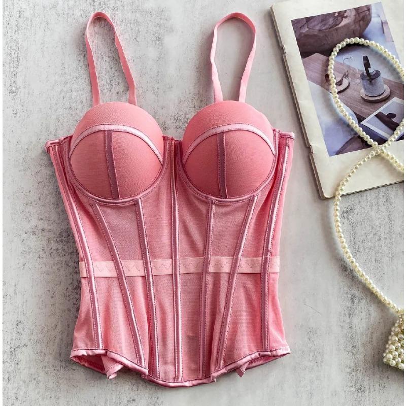 Netz Sexy Taillierte Dame Elegant Formgebend Damen Bustier Mädchen Schlank Abendmode Crops Dame Kurzer Body Shaper