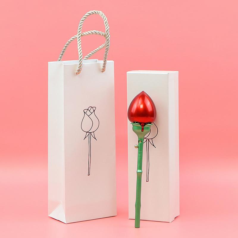 Romantisk vigselringhållare Rosblomma ringlåda Förlovningsförvaring Ringbärarefodral Gåvförpackningslåda Smyckesförvaringsfodral