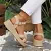 Sandals Women Summer Orthopedic Shoes Thick Sole Roman Sandals Comfortable Wide Foot Beach Sandals Soft Insole Sandals Casual Summer Shoes