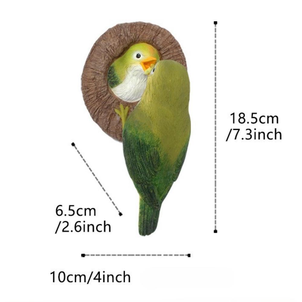 

Фигурки сов Имитация дерева Подвесные Смола Кормление птицы Статуя Уличный Сад Животные Украшения