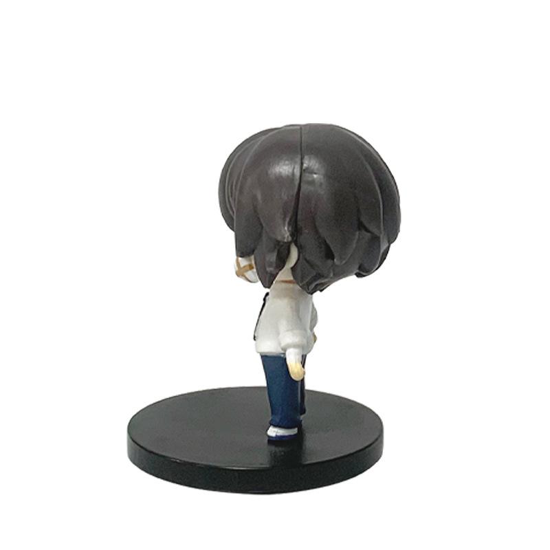 Bungo Stray Dogs Q Version Dazai Osamu & Nakahara Chuuya Hand-Painted Figurines for Desktop & Car Ornaments.
