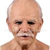 Old Man William Headgear, Old Lady Headgear, Wig, Elderly Mask, Halloween Imitation Human Latex Mask