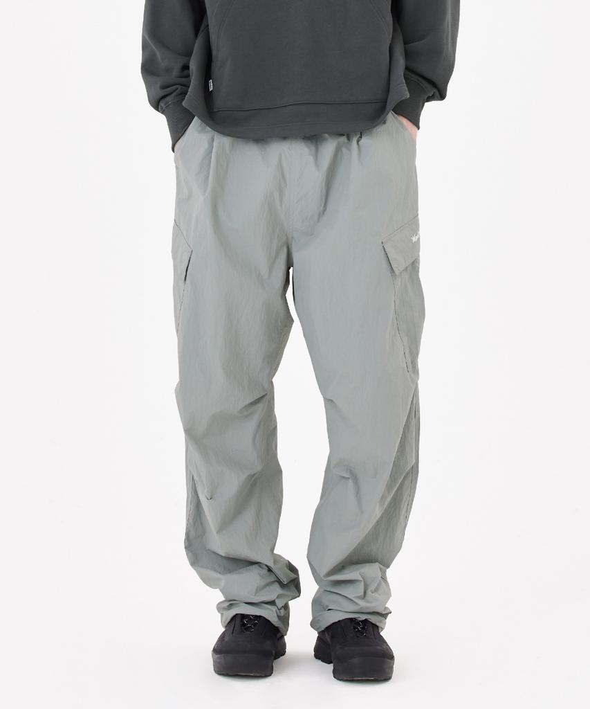 MARK GONZALES Nylon Belted Cargo Pants - Grey