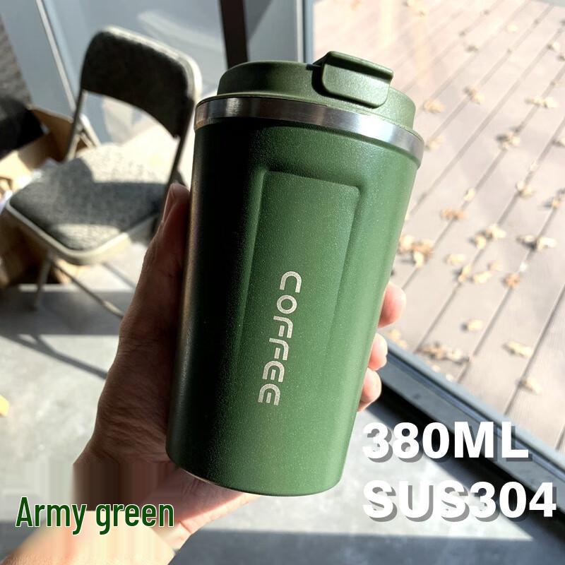 FAVMARCH 304 SS Insulated Travel Coffee Mug