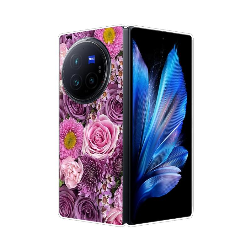 Per VIVO X Fold 3 Pro XFold 3 X Fold 2 Plus Custodia Cover Posteriore Rigida in PC Effetto Marmo Per Vivo X Fold3 Pro Fold2 Guscio Telefono Copertura Completa