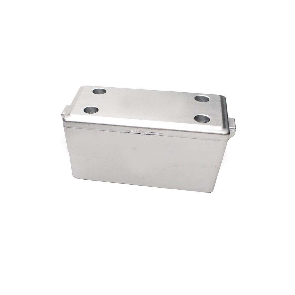 Caixa de Ferramentas Decorativa Realista de Plástico Rígido Prateado Para Caminhões Crawler RC 1/10 Conjunto de 2