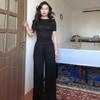 2025 Summer, Europe, America, Waist and Thin, Casual Commuting, Sexy Cape, Top, Pants, Two-piece Women's Clothing