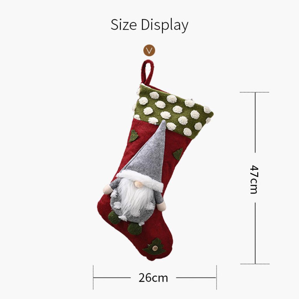 Christmas Socks Gift Bag Christmas Decorations Children's Candy Christmas Socks