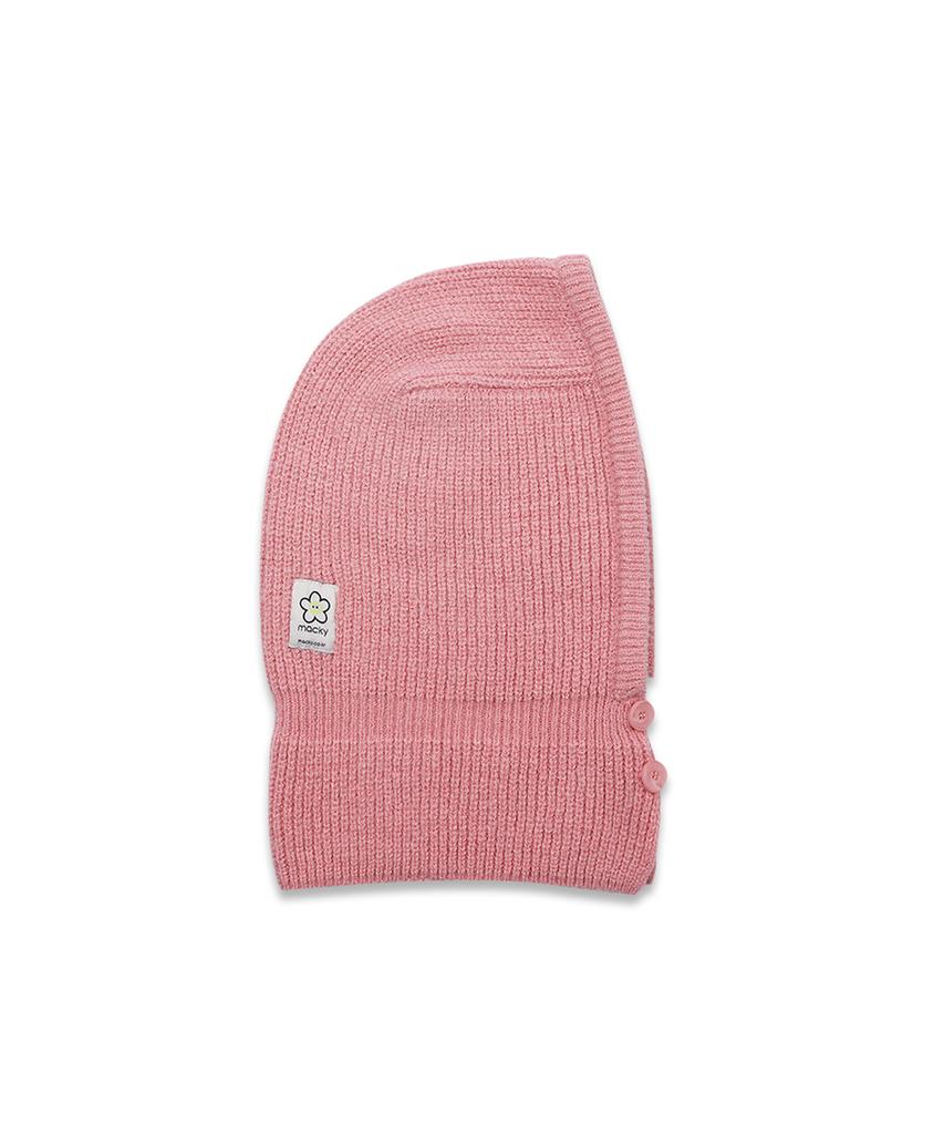 MACKY Millie Button Balaclava Pink
