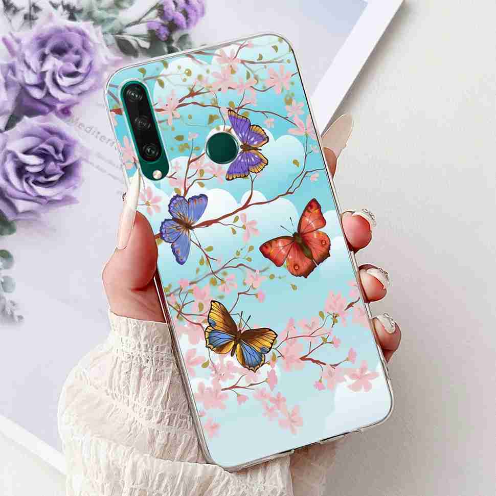 For Huawei Y6p Case Popular Painted Cover Soft Silicone Phone Case For Huawei Y 6p Y6p Y 7p Y7p Back Cover Bumper