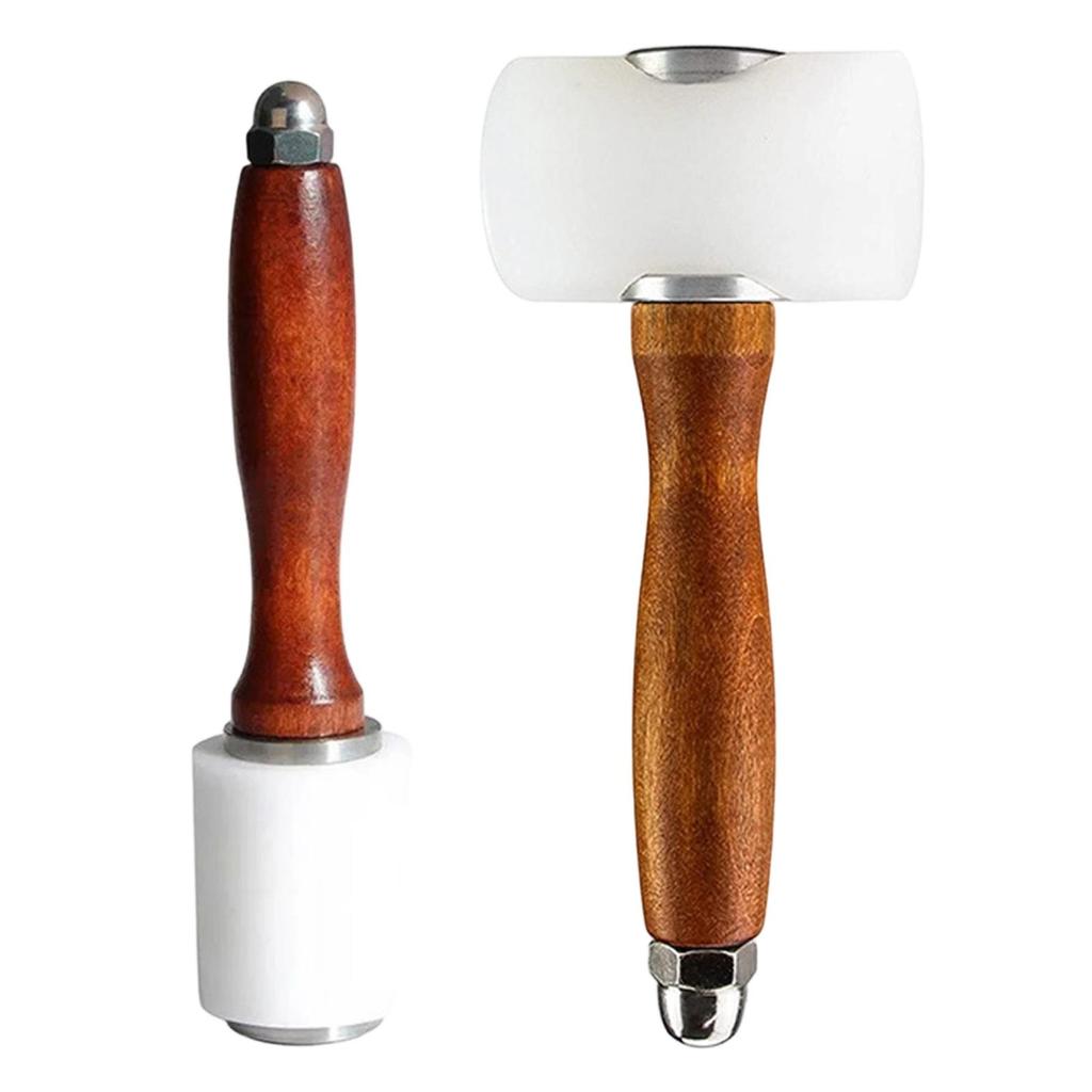 Leathercraft Hammer Durable Nylon Mallet Professional Leather Tool for Leatherworking and Craft Supplies