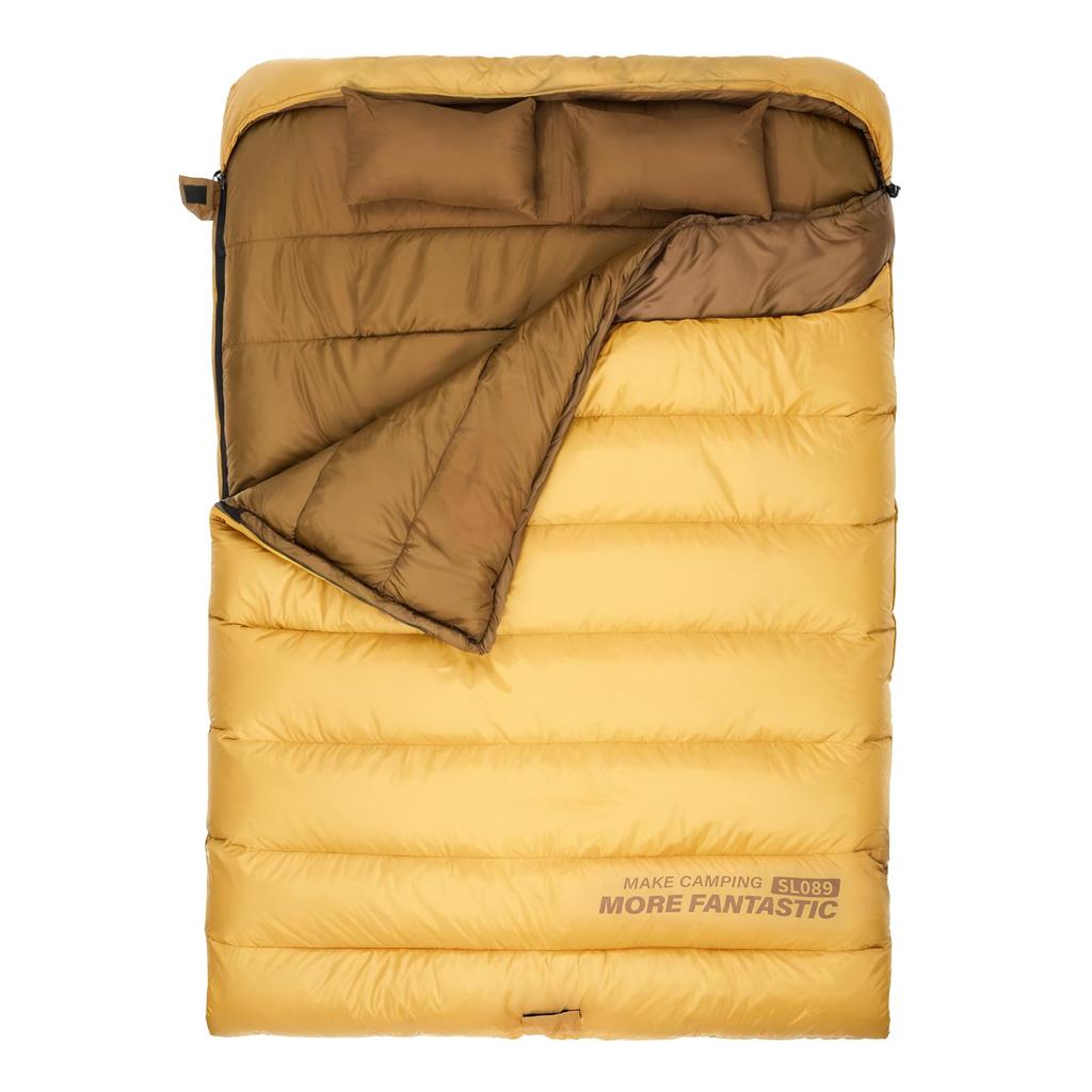 BISINNA Śpiwór kempingowy dla dwóch kopertowy Można w pełni do spania na kempingu W zestawie pakiet do przechowywania x 150 cm Osoby, Na zewnątrz, Typ, Kompaktowy,