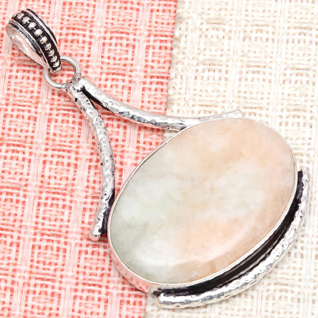 Suruntine Gemstone Handmade Women's Unisex Silver Jewelry Pendant 2.5