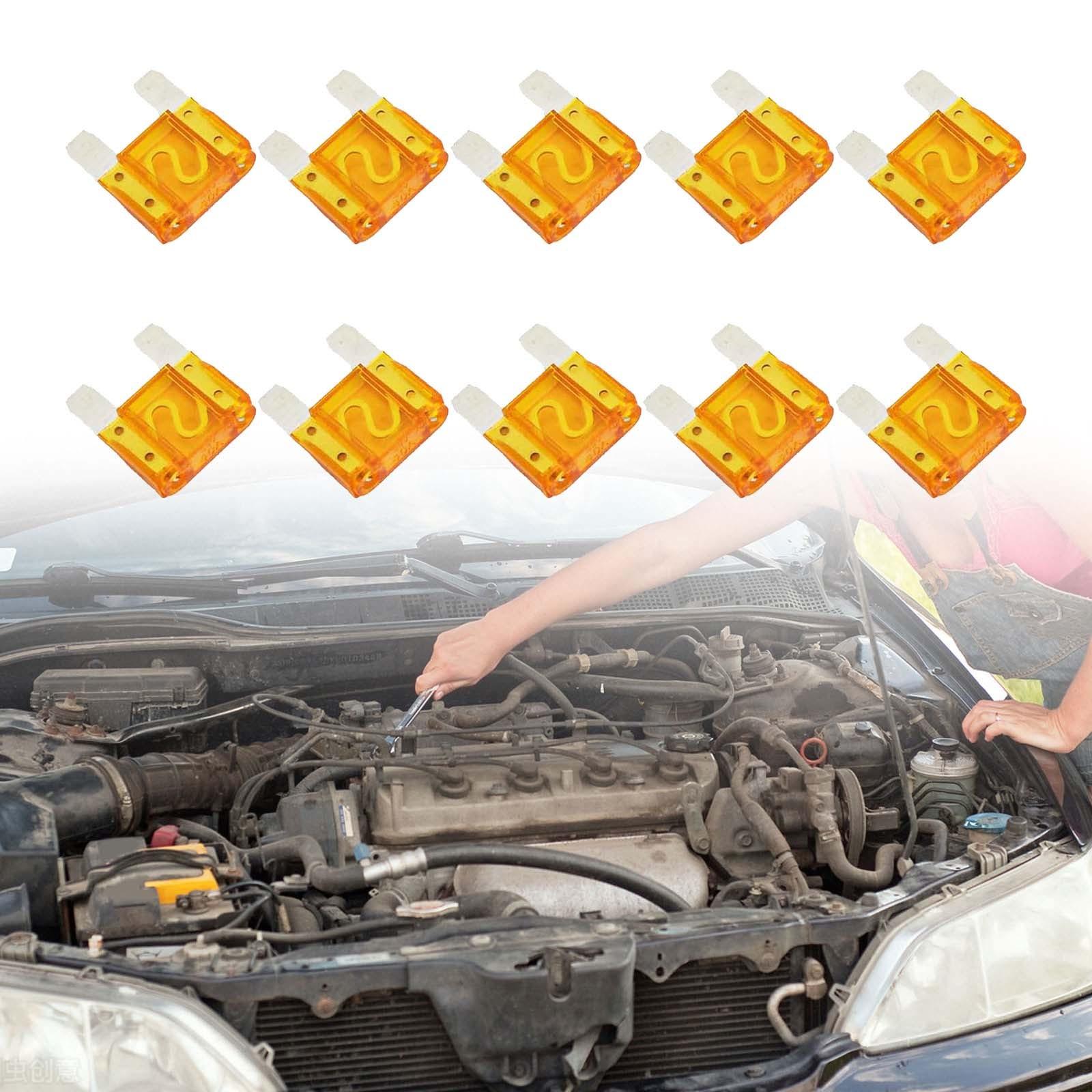 

Эффективная установка для автомобильных предохранителей. Упаковка из 10 оранжевых лезвий 40 А.