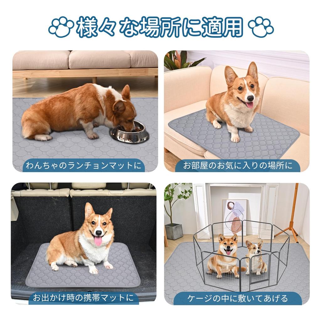 Draps lavables pour animaux de compagnie STVICTORY pour et Pee Pet Soins rapides pour chiens Ensemble multiple respectueux de l'environnement pour chiens, chats, animaux de compagnie, tapis, sous-couche, tapis, antidérapant,