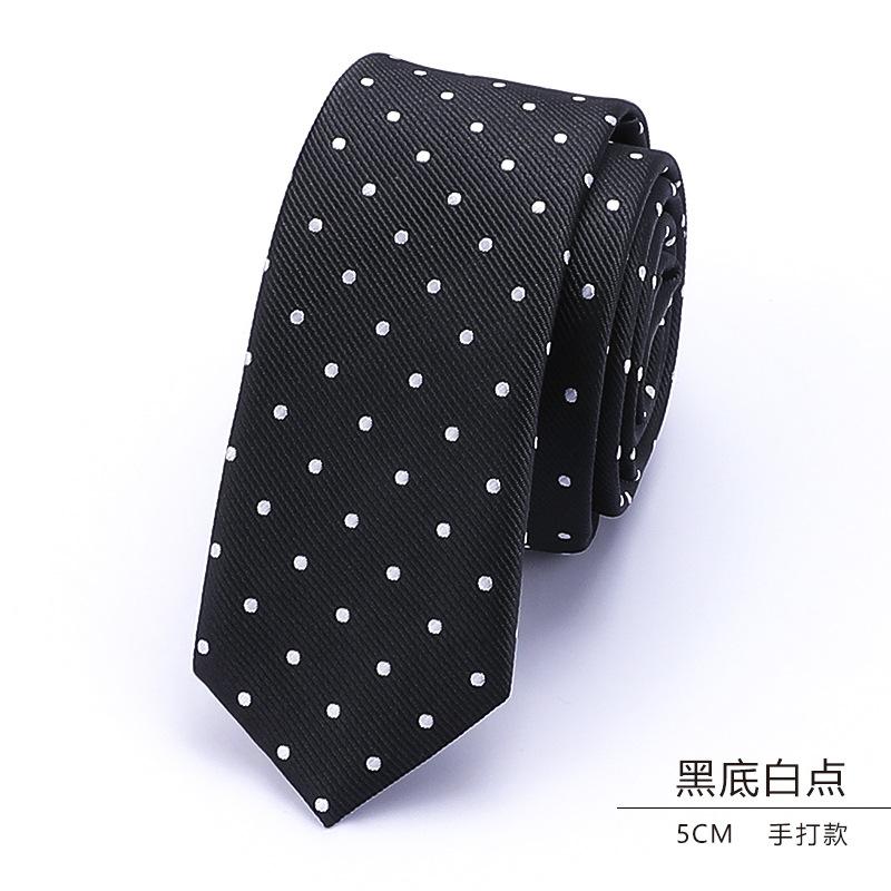 Knot-Free Black Tie Casual Korean Version Formal Wear Business Men'S Zipper Lazy Solid Color Tie To Work