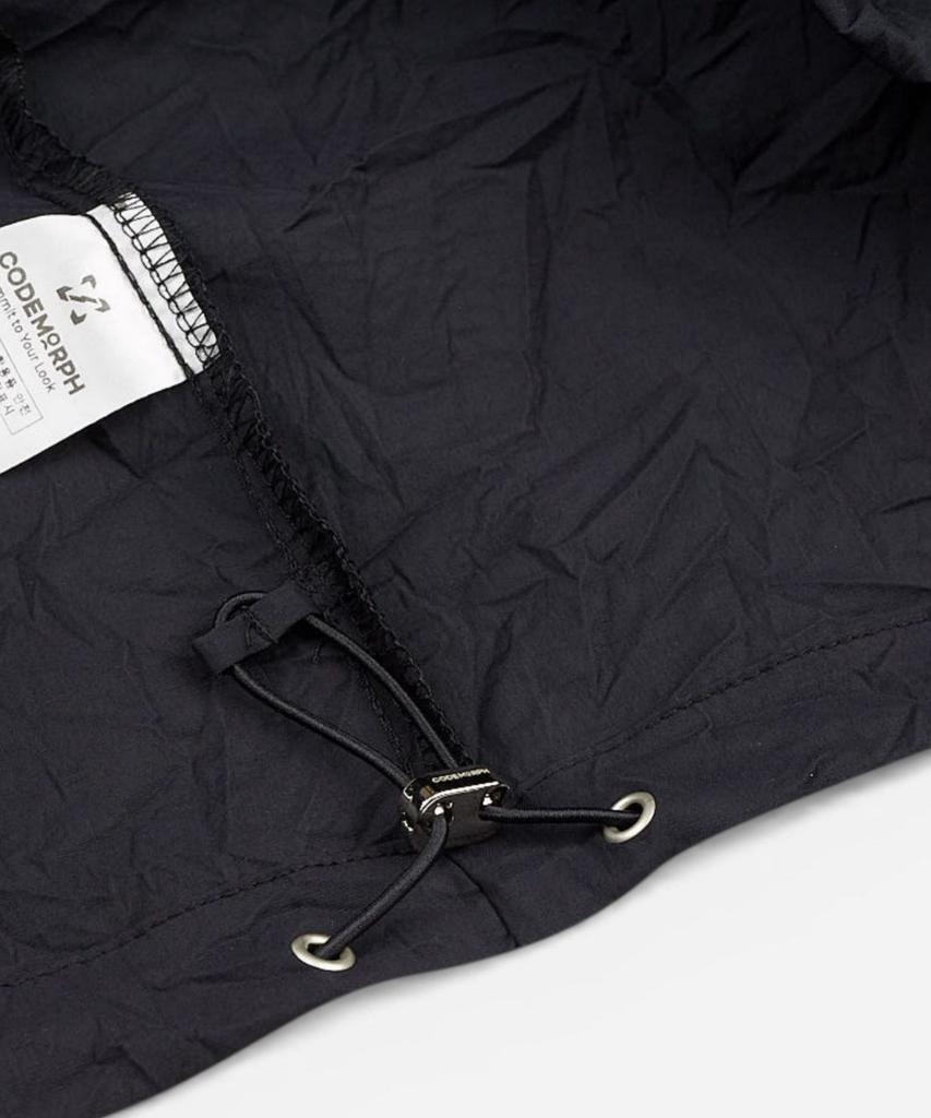 Kodeumopeu Crease Woven Sweatshirt Black