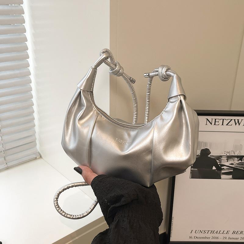 Women Casual Fashion Versatile Underarm Crossbody Shoulder Dumpling Bag