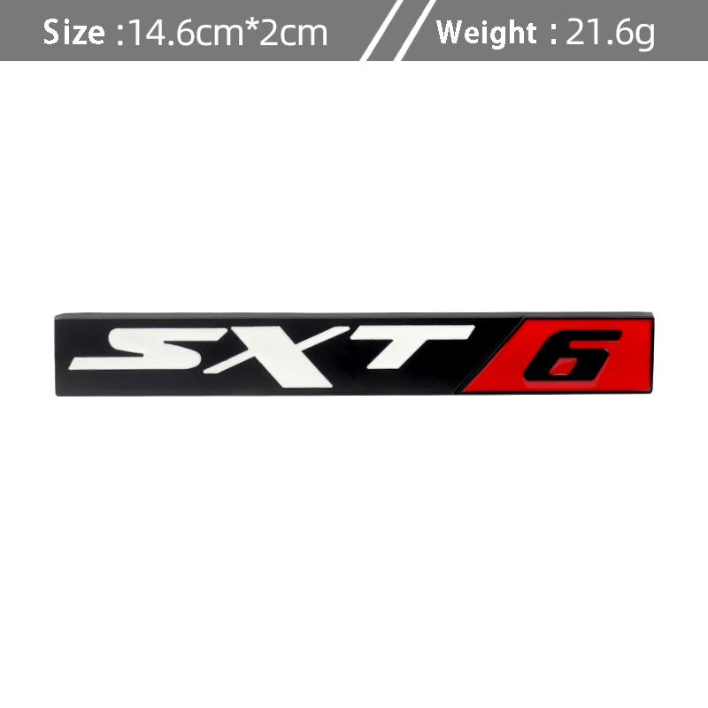 

3D Металлические Наклейки-Эмблемы Sxt6 Sxt8 Для Dodge Charger Ram Caliber Journey Sxt8 Sxt6 Srt6 Srt8 Аксессуары для Стайлинга Автомобиля