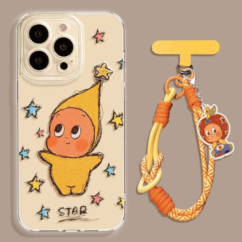 Apple Mobile Phone Case 17 Doll Suitable for iPhone16promax Girls High-value Magnetic Suction Bracket Soft Case