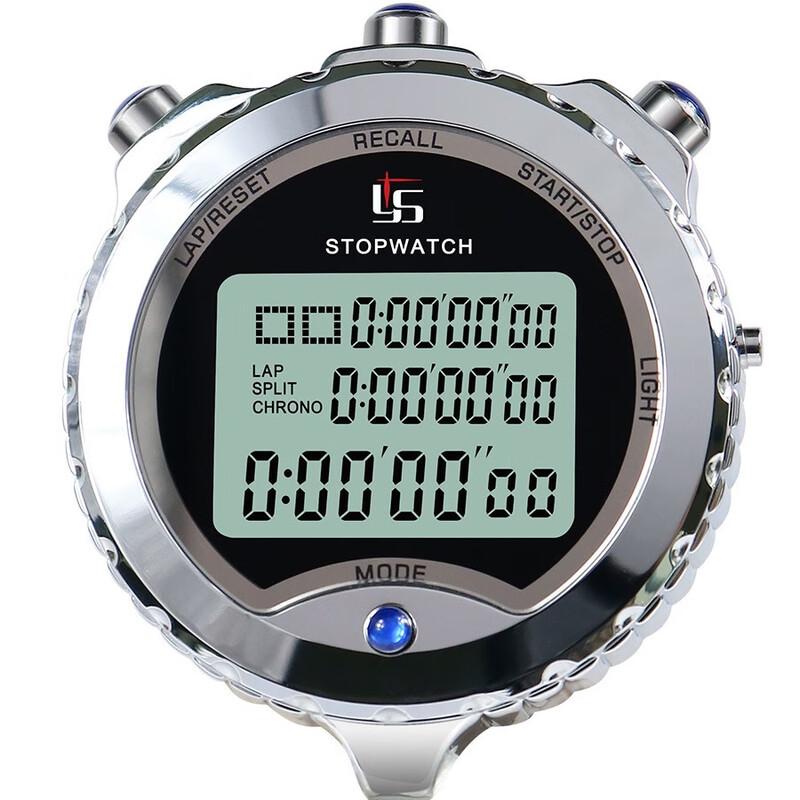 

YS Luminous Metal Multi-Lap Stopwatch Timer