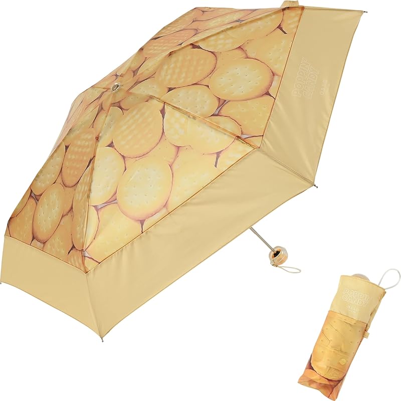 

assa umbrella ladies folding umbrella vinyl umbrella candy pattern Fashionable Stylish brand cute hand-opening umbrella (RMM841/biscuit)